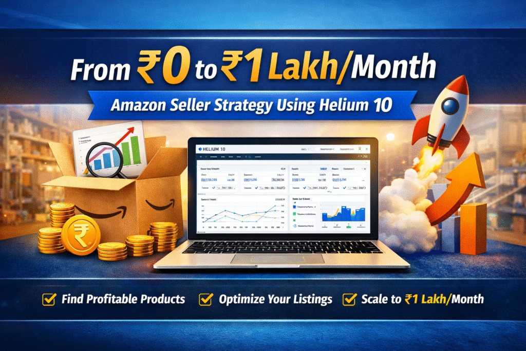 Earn 1 lakh month sell product on amazon