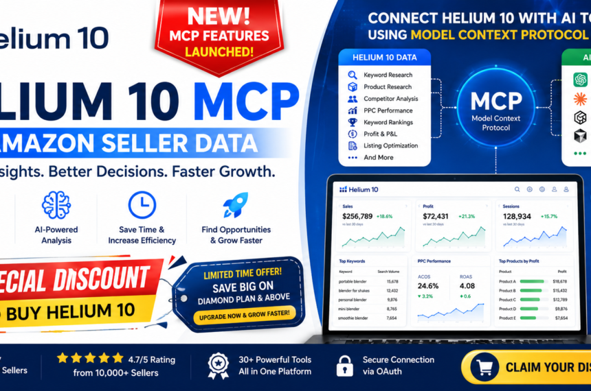 Helium 10 MCP Explained: How Amazon Sellers Can Use AI to Grow in 2026